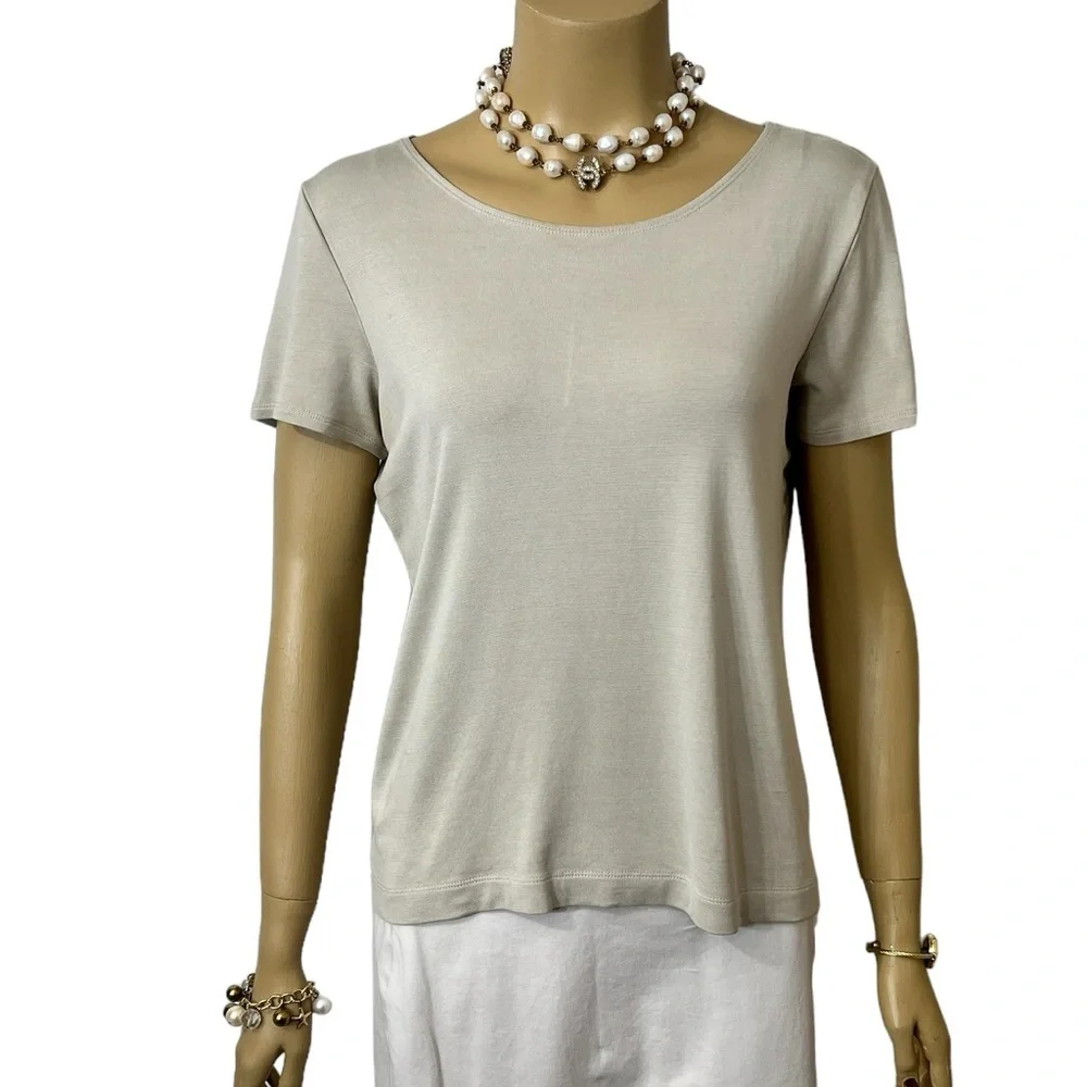 LINDA ALLARD ELLEN TRACY LADYS SILK BLOUSE SIZE M. VERY STYLISH AND STUNNING☑️ - Picture 4 of 7